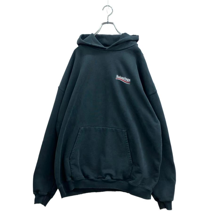 美品 バレンシアガ Political Campaign Hoodie ポリティカル 