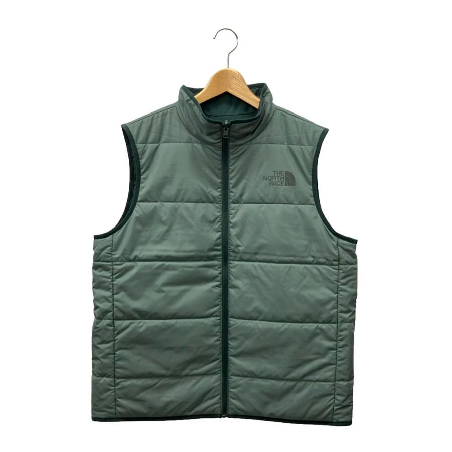 美品 ザノースフェイス 中綿ベスト リバーシブル メンズ SIZE L