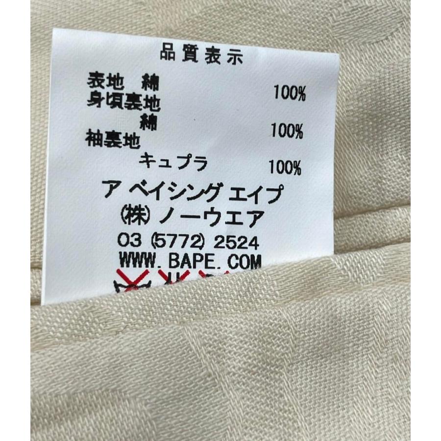 アベイシングエイプ テーラードジャケット ギンガムチェック