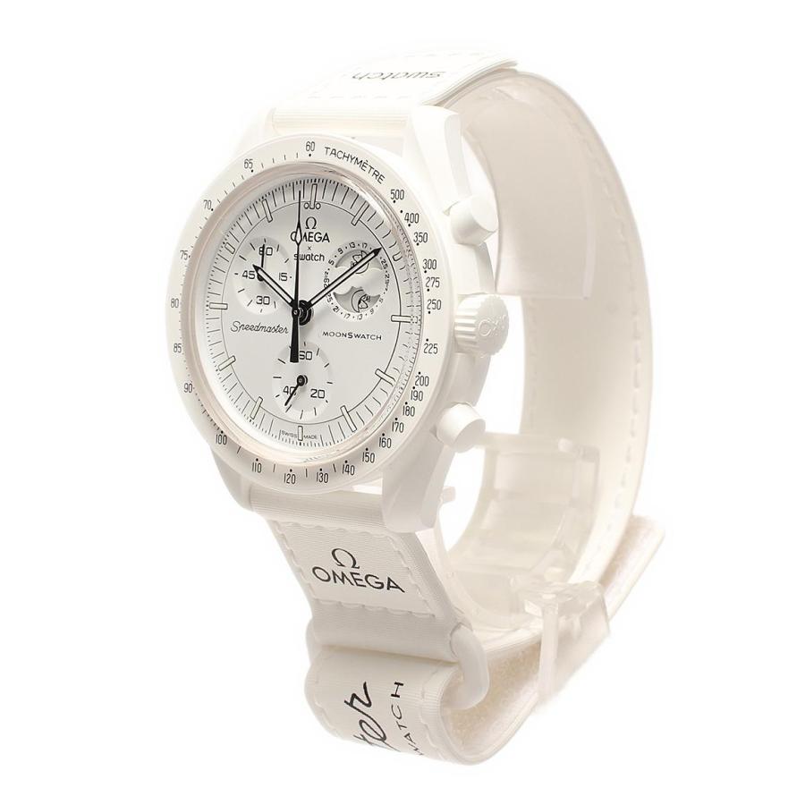 美品 オメガ スウォッチ 腕時計 OMEGA × SWATCH x Snoopy MOONSWATCH 