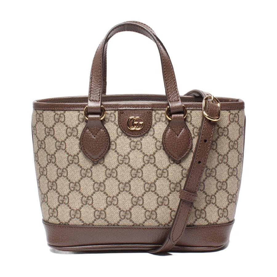 美品 グッチ 2way ハンドバッグ ショルダーバッグ スモール トート