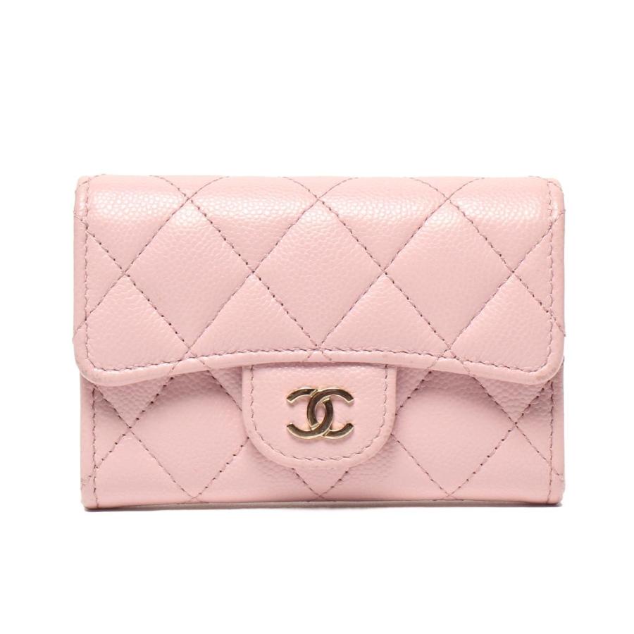 シャネル カードケース コインケース ゴールド金具 キャビアスキン