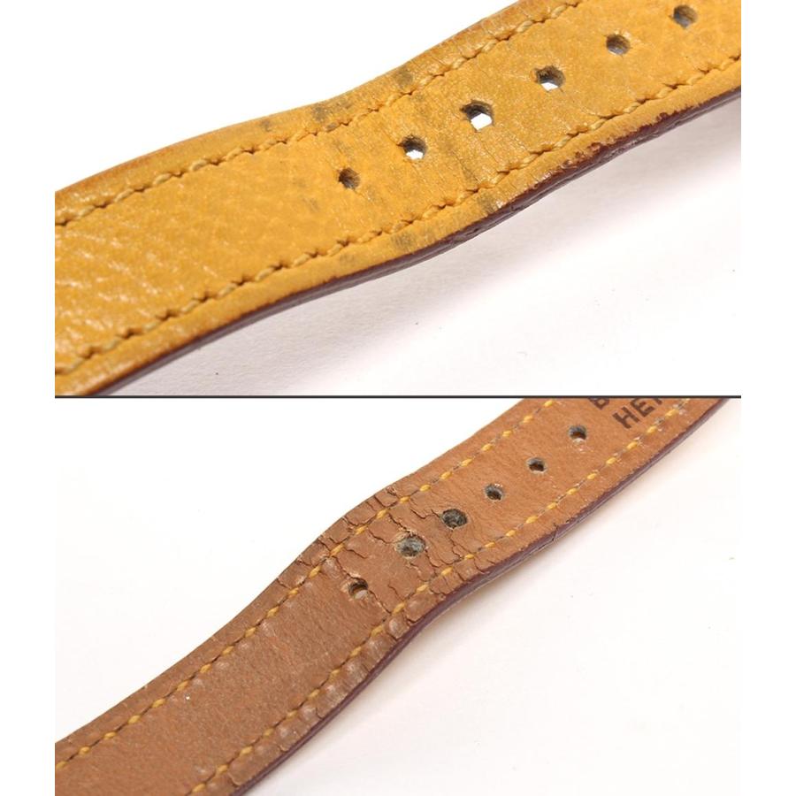 エルメス 腕時計 ○Z刻印 クリッパー クオーツ ホワイト