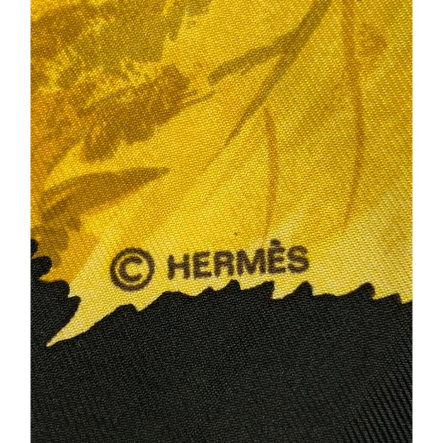 エルメス スカーフ カレ90 シルク100% 落ち葉 レディース HERMES