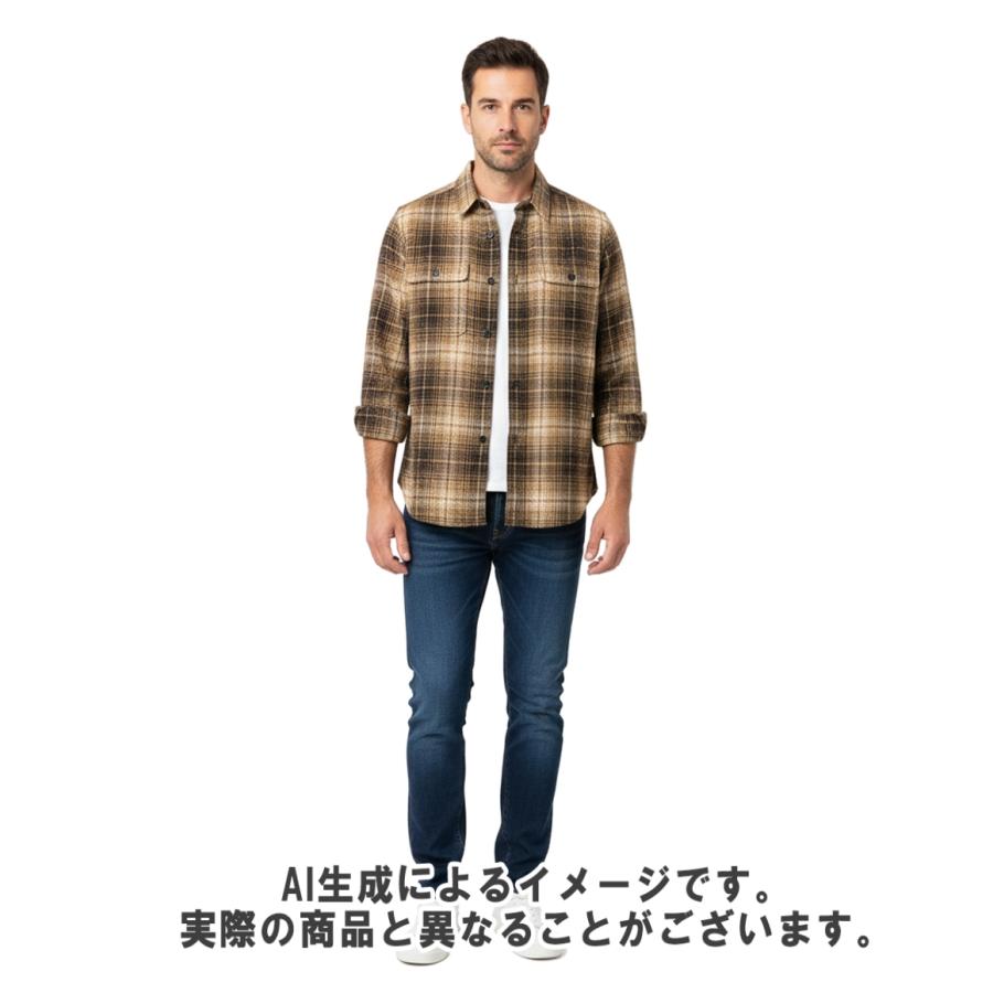 サンローラン 長袖 チェック シャツ 326821 Y613B メンズ SIZE S SAINT