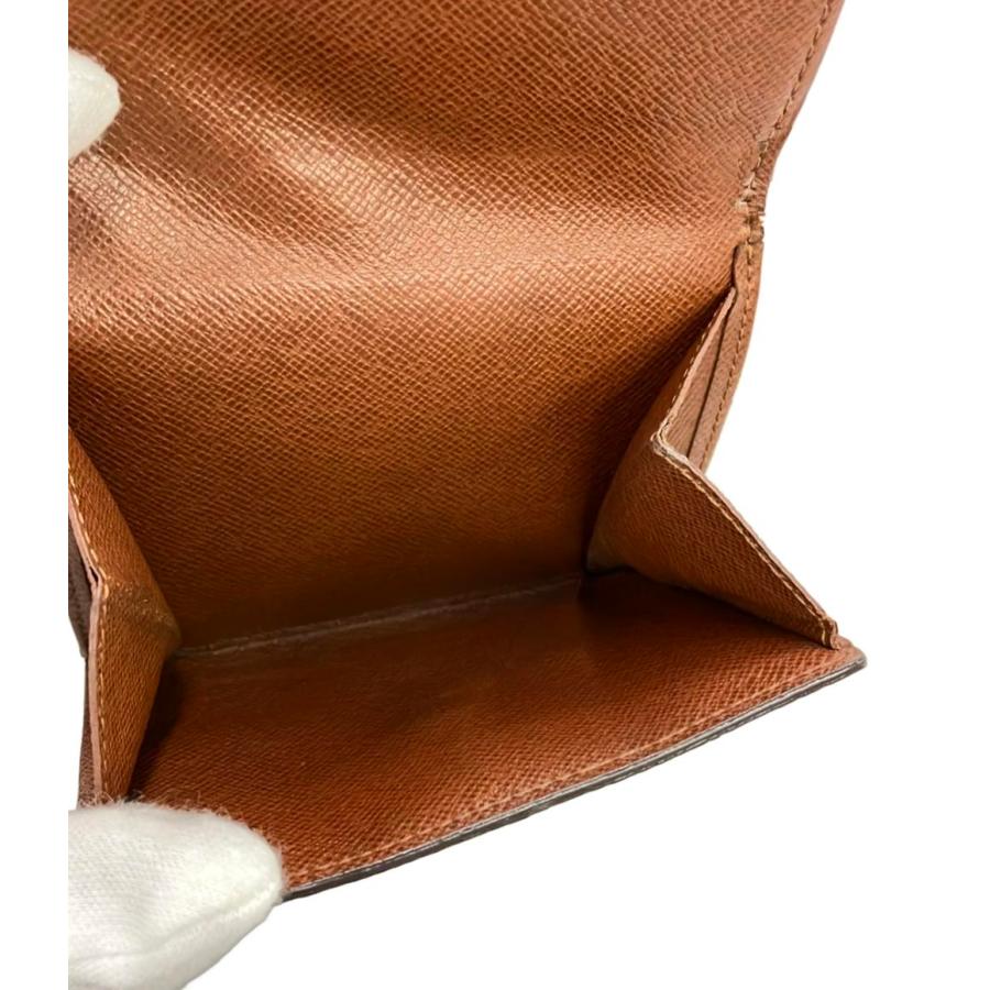 ☆美品☆LOUIS VUITTON ダブルホック折り財布 LOUIS VUITTON ダブルホック 三つ折り財布 モノグラム ポルトモネ ビエ