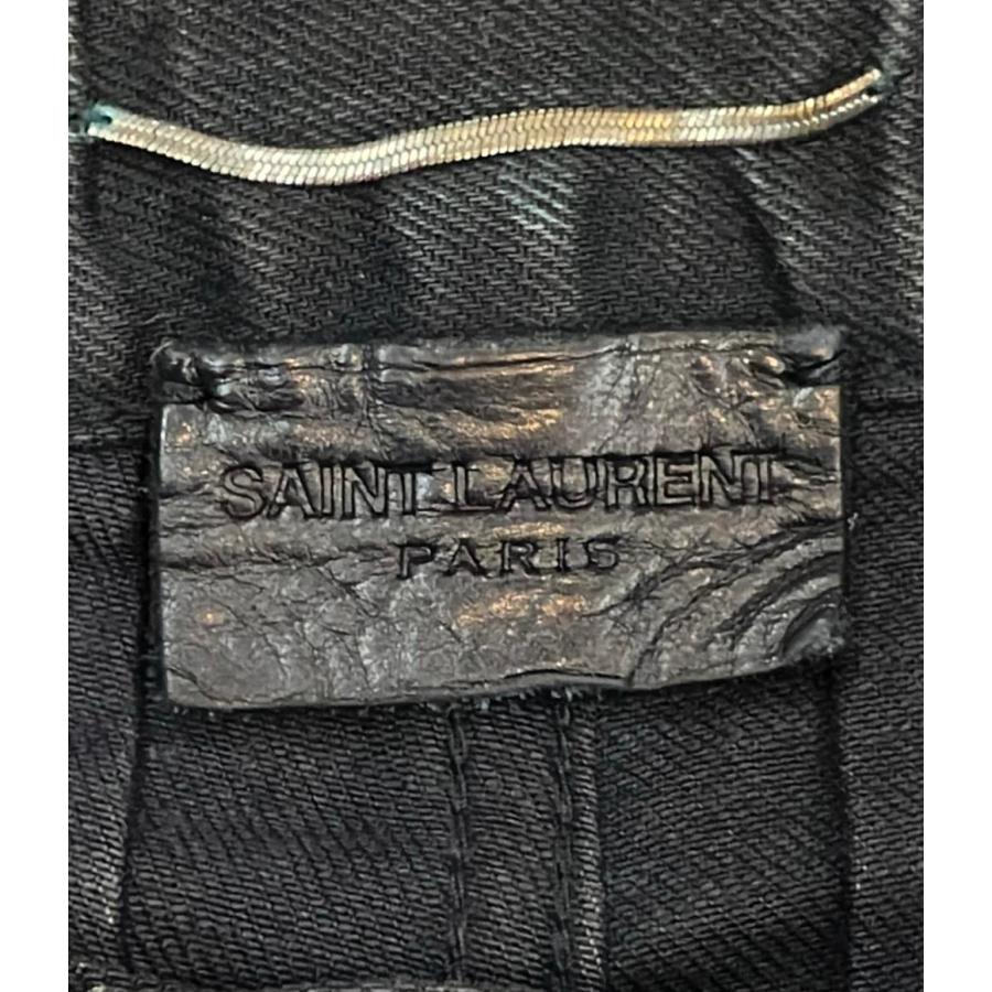 SAINT LAURENT PARIS ダメージデニムパンツ サイズ26 サンローランパリ デニムパンツ ダメージ加工 レディース SIZE 26 (M