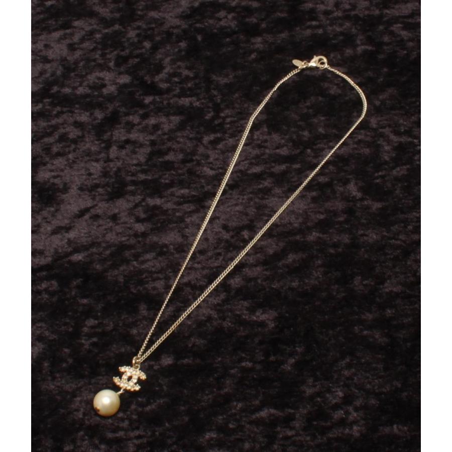 シャネル ネックレス ココマーク フェイクパール A11C レディース