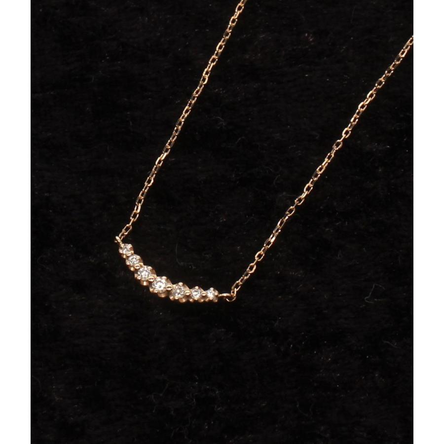 美品 ヨンドシー ネックレス K18 ダイヤ レディース 4℃ 中古 : Rehello 