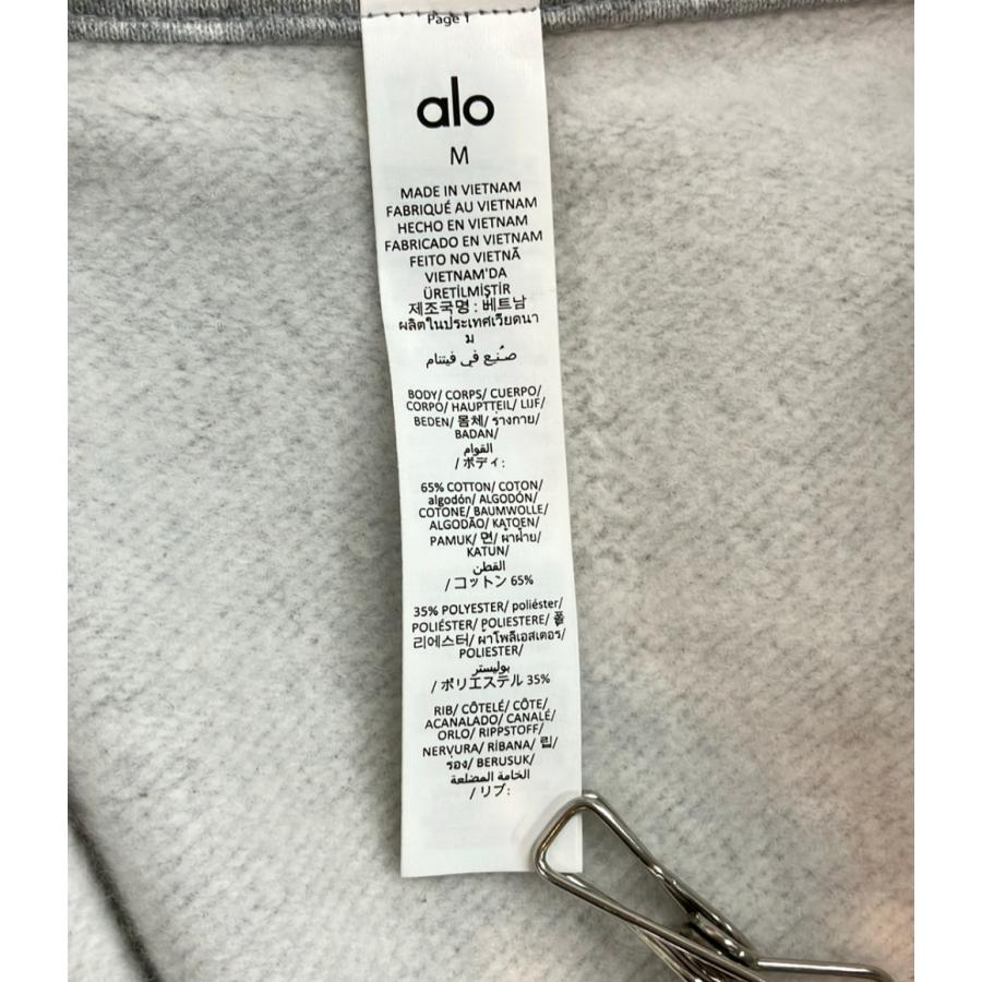 アロー ヨガ スウェット ハーフジップ レディース SIZE M Alo Yoga