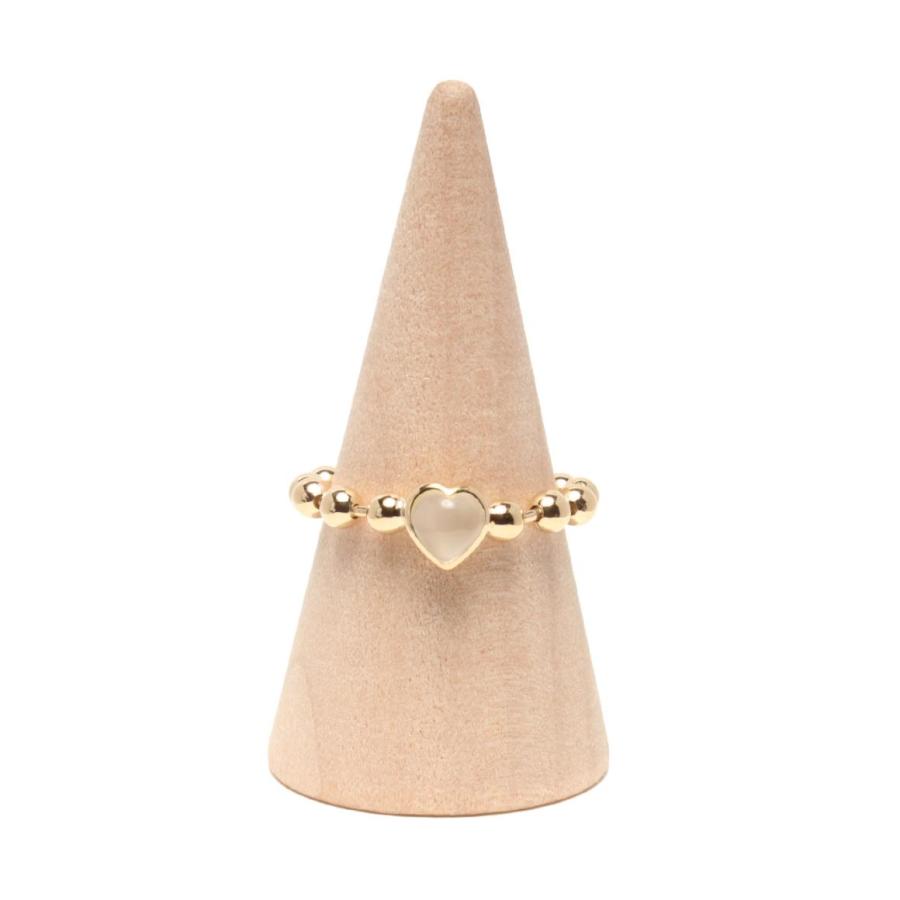 美品 スタージュエリー K18 リング 指輪 ボールチェーン ハートモチーフ レディース SIZE 12号 STAR JEWELRY 中古 | 