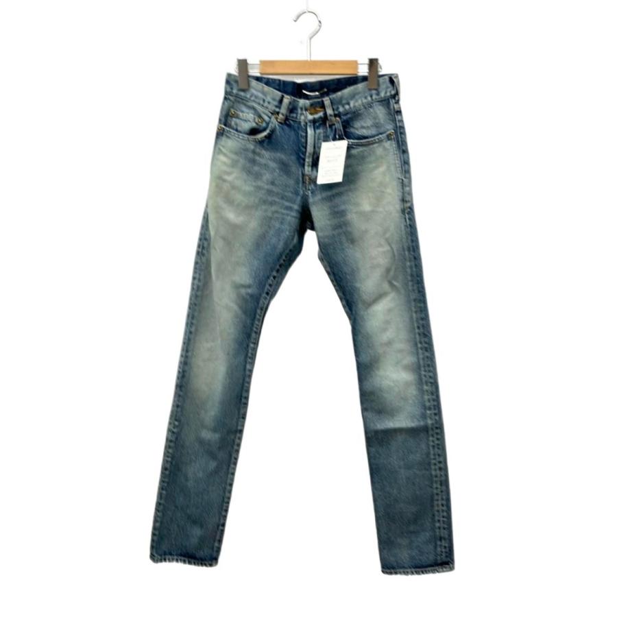 サンローラン デニムパンツ ダメージ加工 597052 y372e メンズ SIZE 27