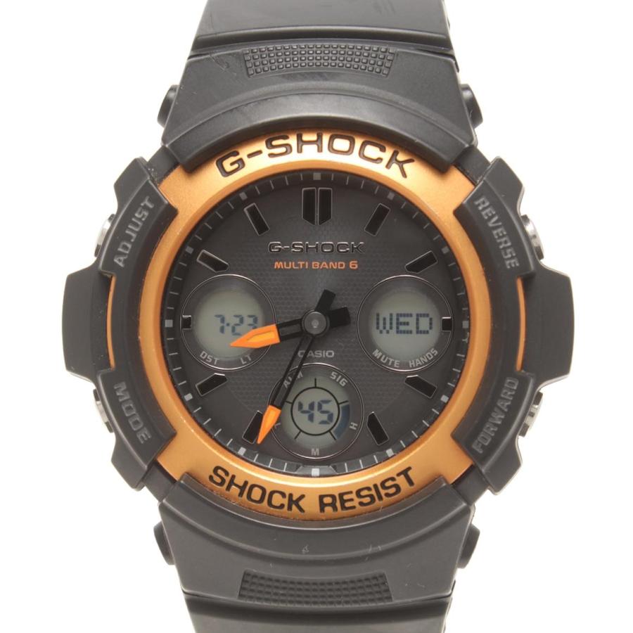 カシオ 腕時計 G-SHOCK ソーラー ブラック AWG-M100SF メンズ CASIO
