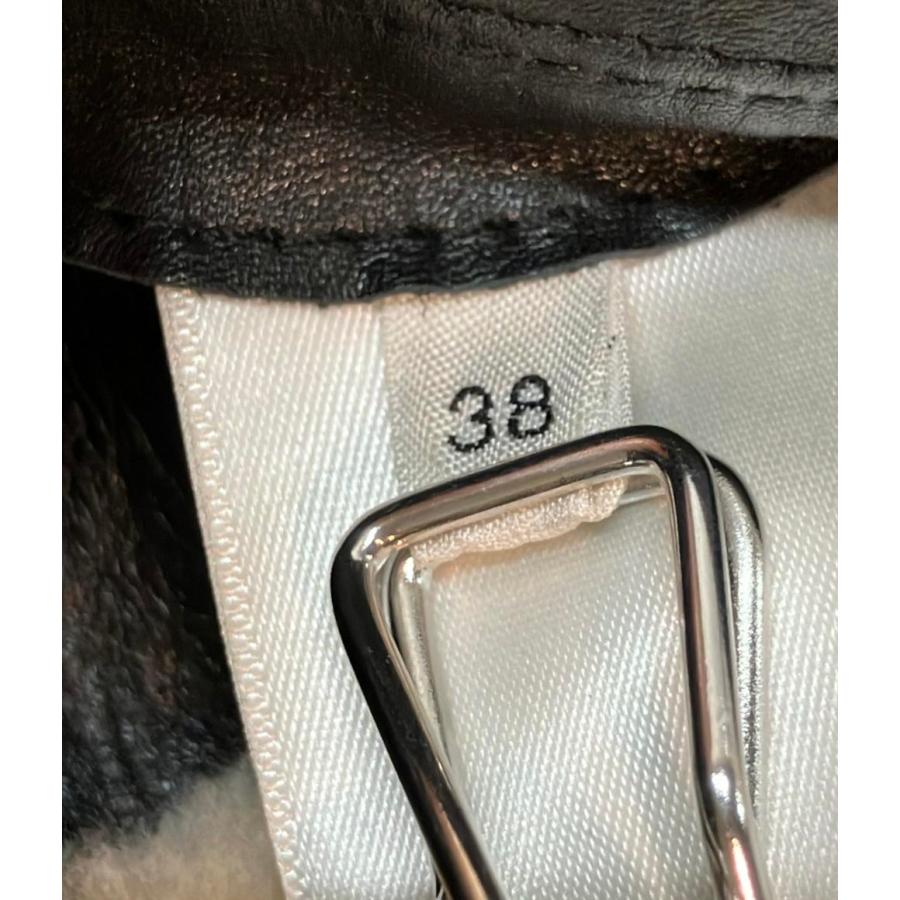 セリーヌ レザージャケット 裏地ボア レディース SIZE 38 (S) CELINE  