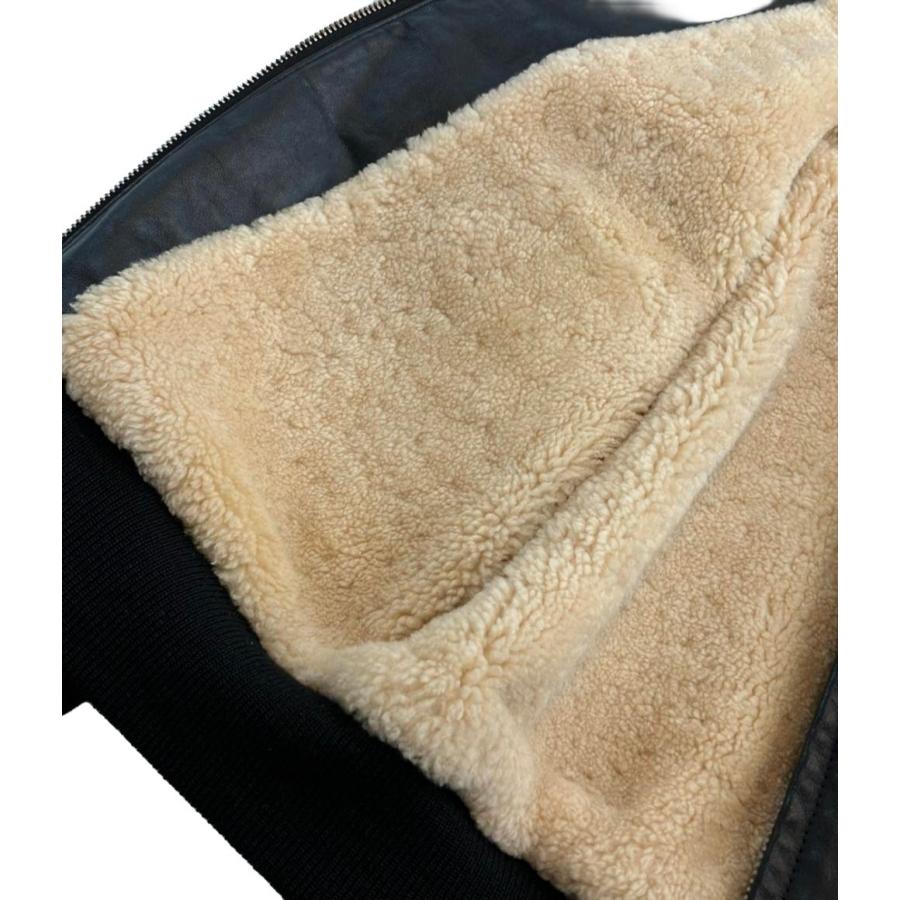 セリーヌ レザージャケット 裏地ボア レディース SIZE 38 (S) CELINE