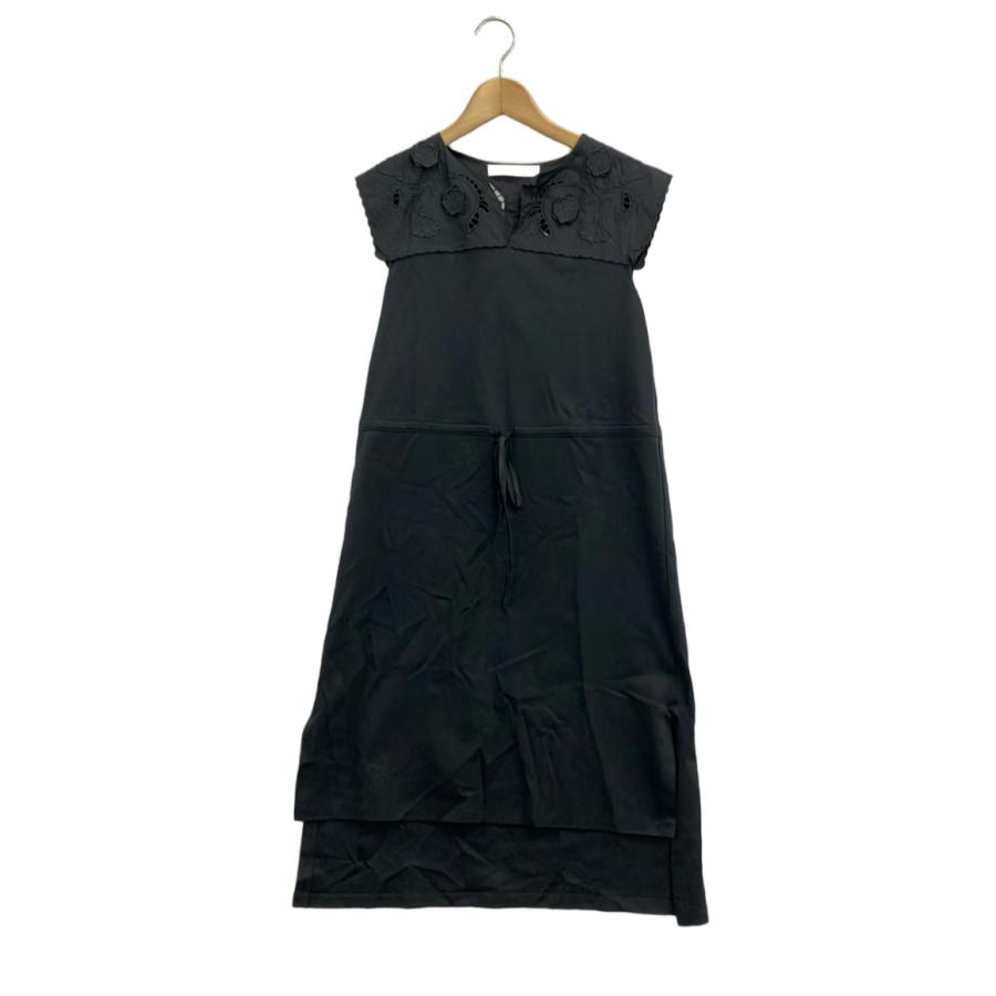 美品　See by Chloé ブラックノースリーブドレス SEE BY CHLOE クロエブラック ノースリーブドレス