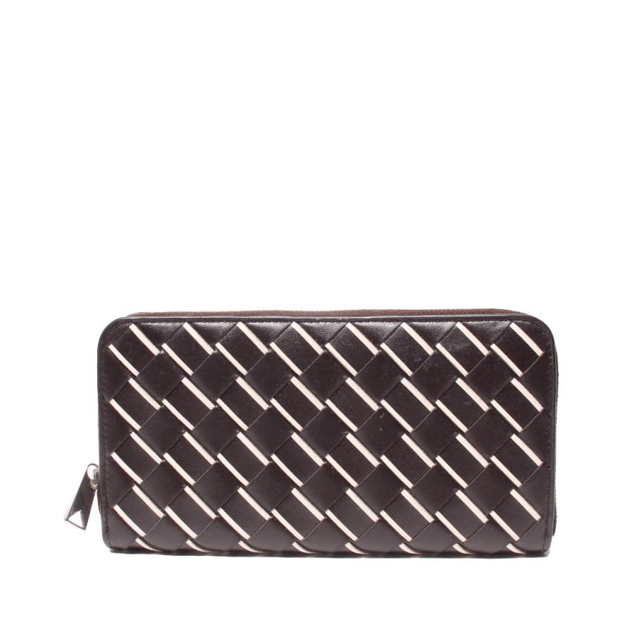 ボッテガベネタ ラウンドファスナー長財布 フォンデンテ メンズ  