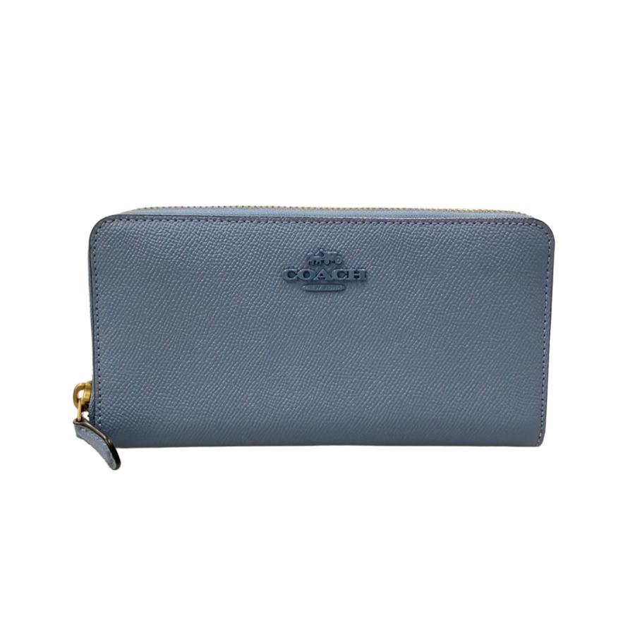 美品 コーチ ラウンドファスナー長財布 レザー 89679 レディース COACH 
