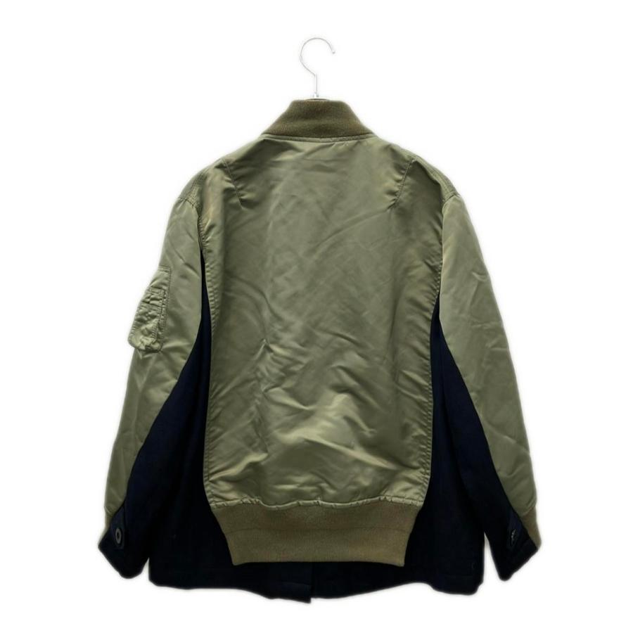 サカイ ブルゾン Wool Surge Nylon Twill Blouson 21-02660M メンズ