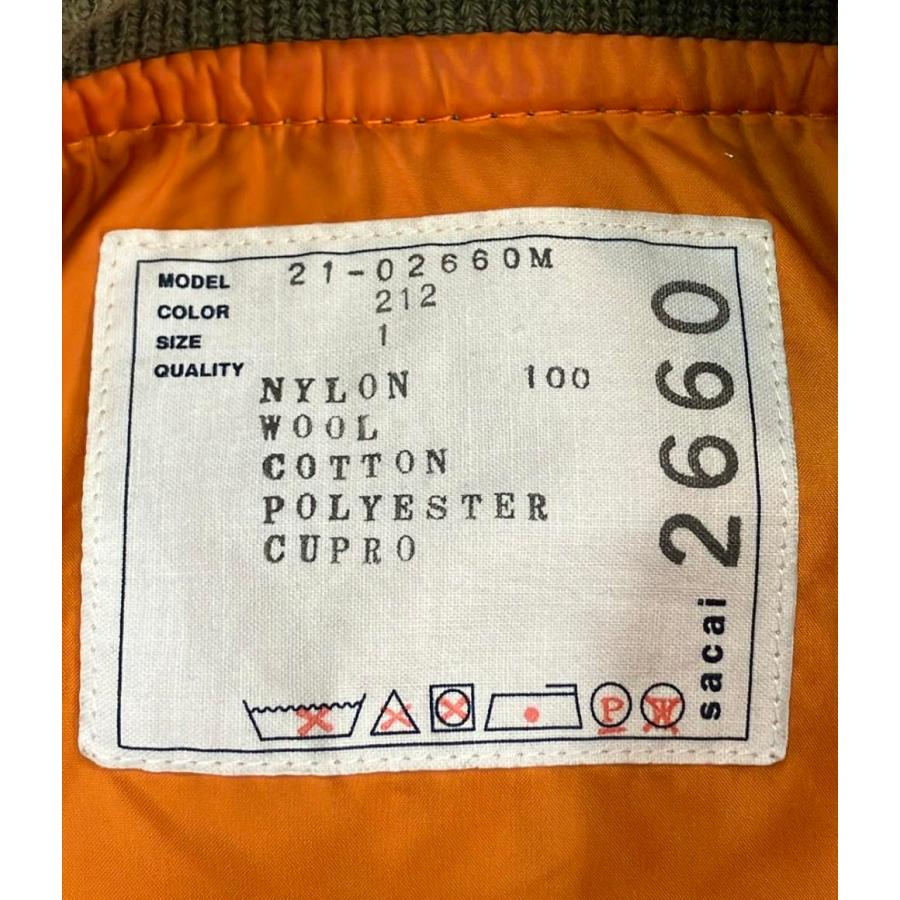 サカイ ブルゾン Wool Surge Nylon Twill Blouson 21-02660M メンズ