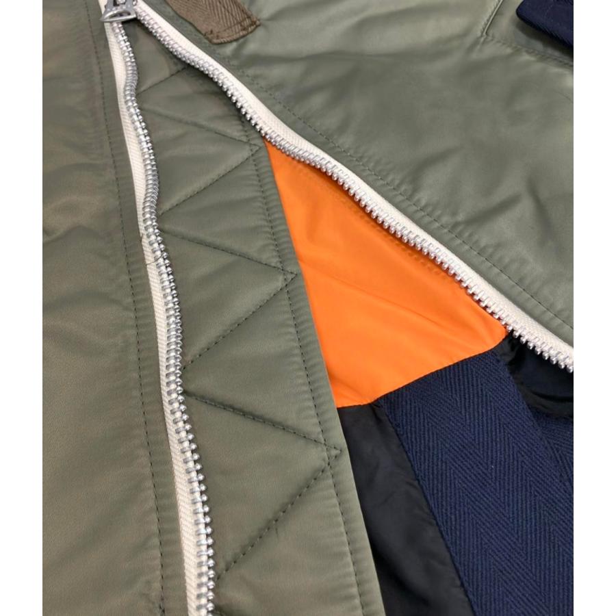 サカイ ブルゾン Wool Surge Nylon Twill Blouson 21-02660M メンズ