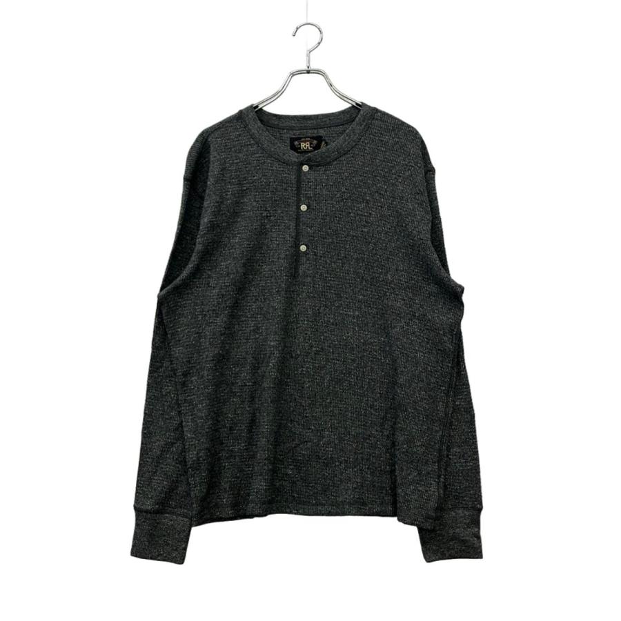 美品 ダブルアールエル 長袖ニット ワッフル ヘンリー アメリカン