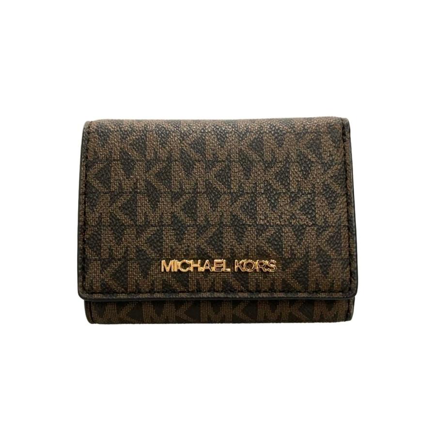 美品 マイケルコース 三つ折り財布 MKシグネチャー レディース MICHAEL