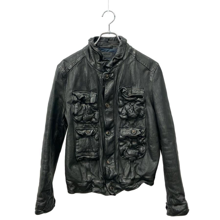 NeIL Barrett ニールバレット レザージャケットxxs 訳あり ニールバレット レザージャケット メンズ SIZE XXS NEIL