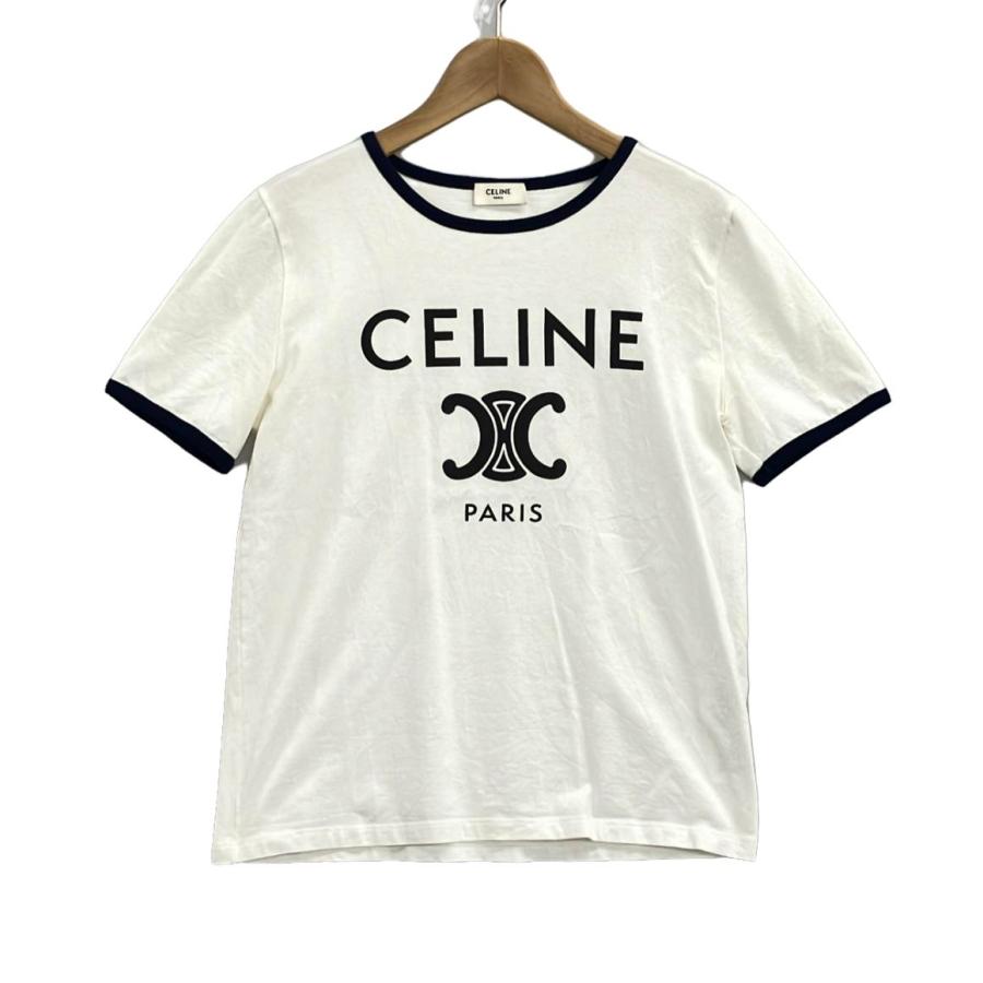 CELINE トリオンフ 半袖Tシャツ Sサイズ セリーヌ トリオンフ 半袖Tシャツ ユニセックス SIZE S (S