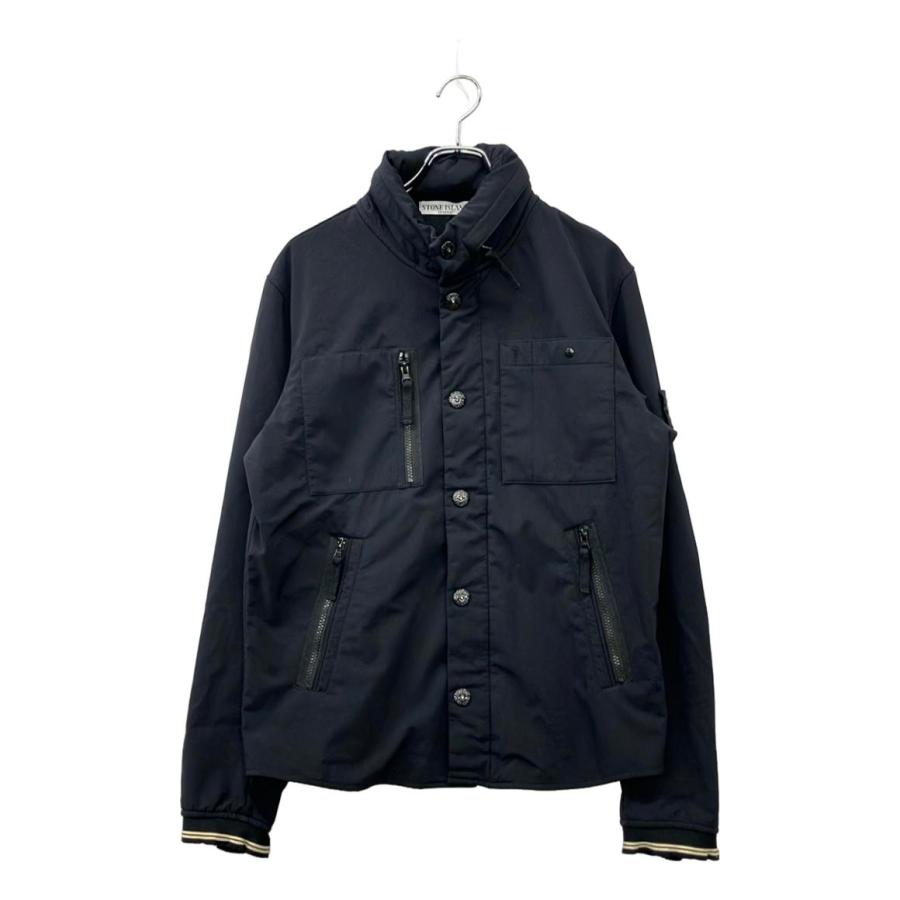 ストーンアイランド Soft Shell R ジャケット ネイビー M フード付 ストーンアイランド ブルゾン フーデッドジャケット ジップアップ Soft