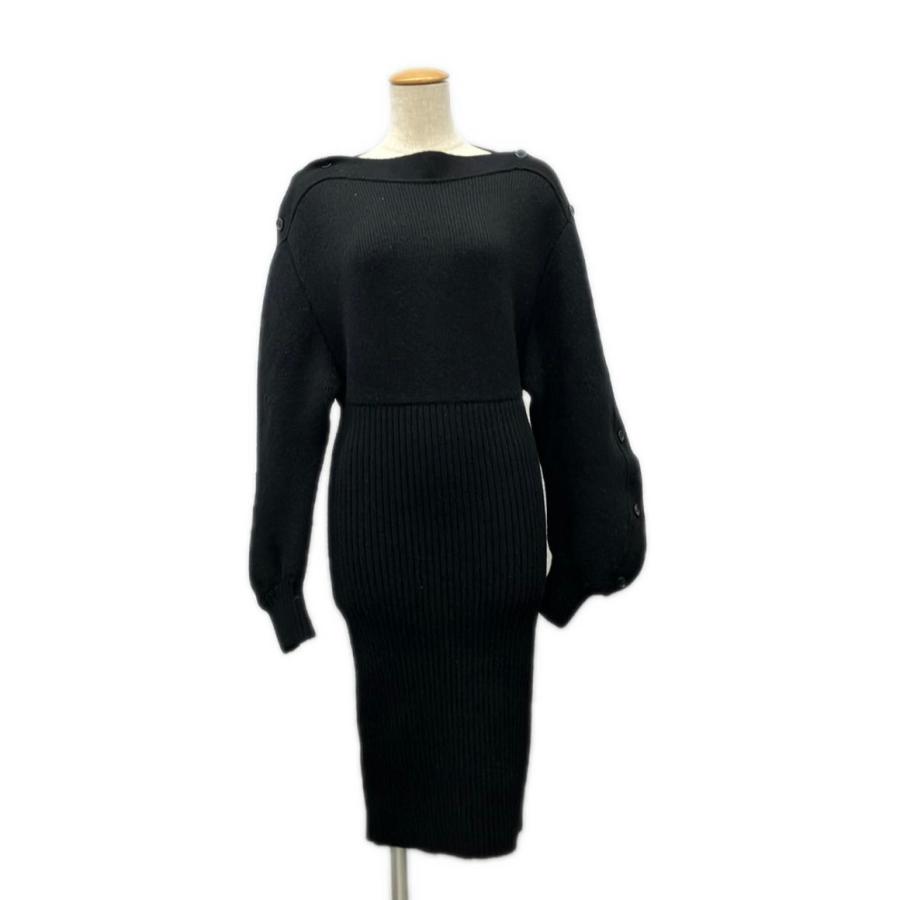bottega venetta ニットワンピース ボッテガ・ヴェネタ 長袖ニットワンピース ダブルフェイス