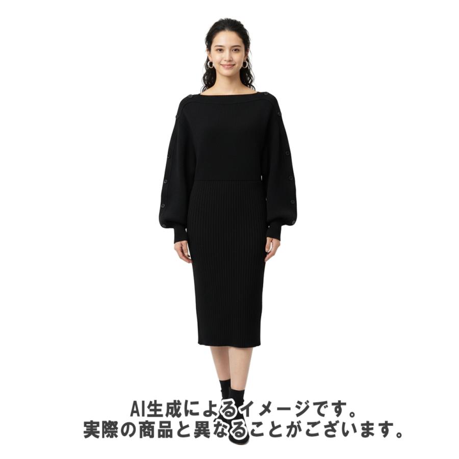 bottega venetta ニットワンピース ボッテガ・ヴェネタ 長袖ニットワンピース ダブルフェイス