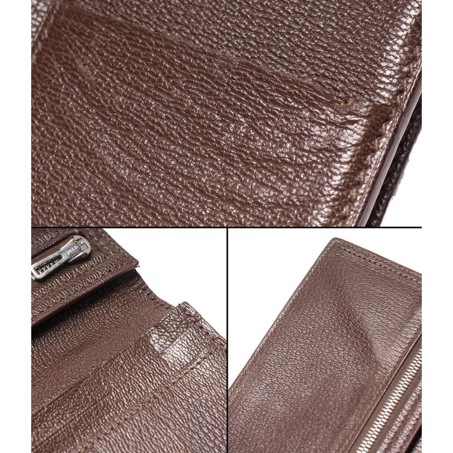エルメス 長財布 □P刻印 シルバー金具 クロコダイル アリゲーター ベアンスフレ レディース メンズ HERMES 中古の画像