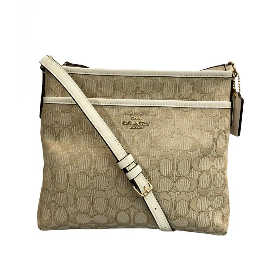 美品 コーチ ショルダーバッグ 斜め掛け シグネチャー F29960