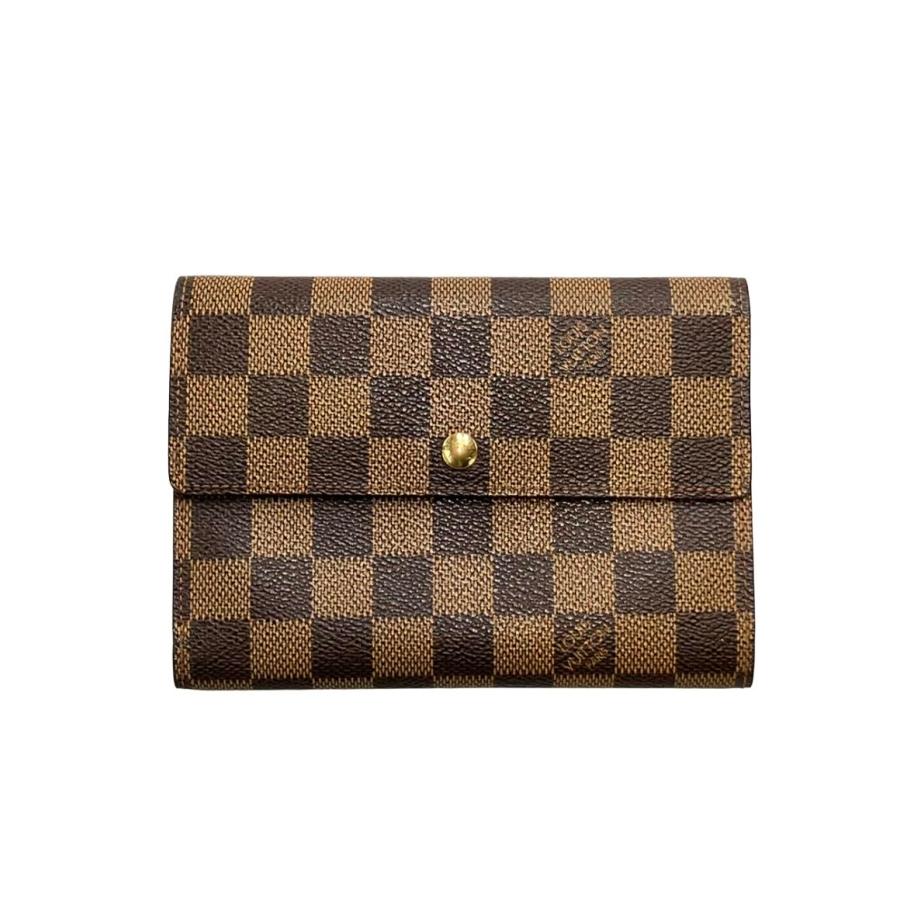 美品✨️ルイヴィトン　ダミエ　ポルトトレゾール　エテュイパピエ　三つ折り財布 ルイ・ヴィトン 三つ折り財布 ポルトトレゾール エテュイパピエ ダミエ