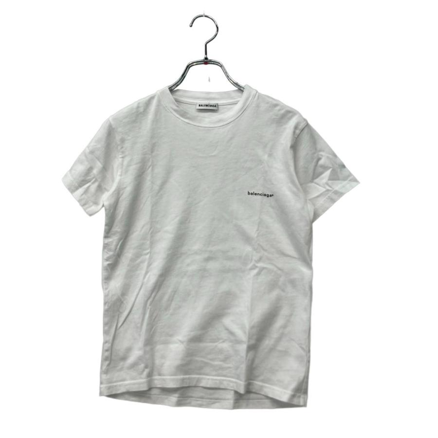バレンシアガ 半袖Tシャツ スモールロゴ コットン100% 556107 TYK28 