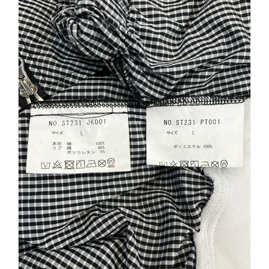 SUPERTHANKS(スーパーサンクス)】セットアップＬサイズ 美品 スーパーサンクス ギンガムチェック柄セットアップ メンズ