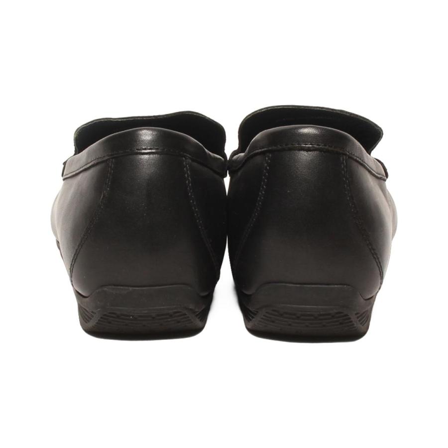 リーガルメンズスリッポン、ドライビングシューズ黒 美品 リーガル ドライビングシューズ スリッポン メンズ SIZE 26.0 (M