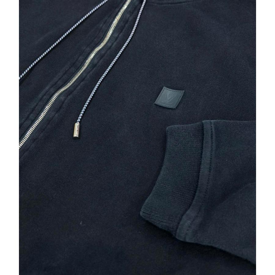 ルイ・ヴィトン ジップアップパーカー レザーパッチ レディース SIZE S