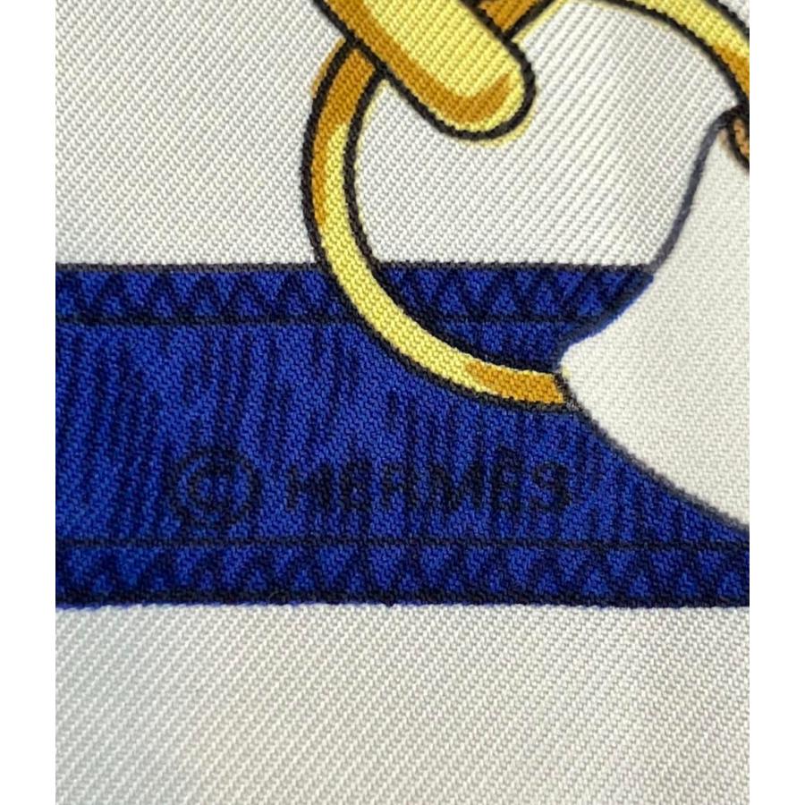 エルメス スカーフ シルク100% カレ90 Eperon dor レディース HERMES