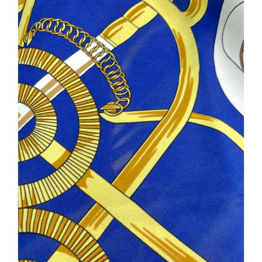 エルメス スカーフ シルク100% カレ90 Eperon dor レディース HERMES
