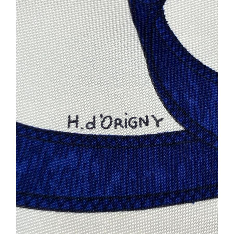 エルメス スカーフ シルク100% カレ90 Eperon dor レディース HERMES