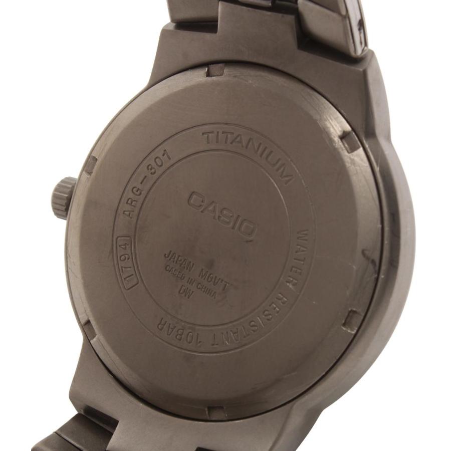 カシオ 腕時計 アージェント クオーツ シルバー ARG-301 メンズ CASIO 