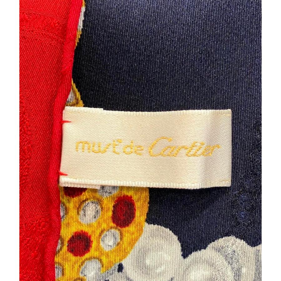 美品 カルティエ スカーフ シルク100% レディース CARTIER 中古