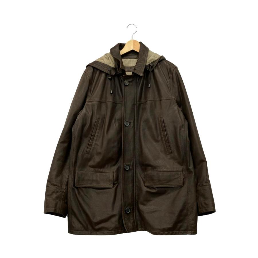高級レザージャケット☆メンズM☆未使用 モレスキー レザージャケット メンズ SIZE 52 MORESCHI 中古 : Rehello