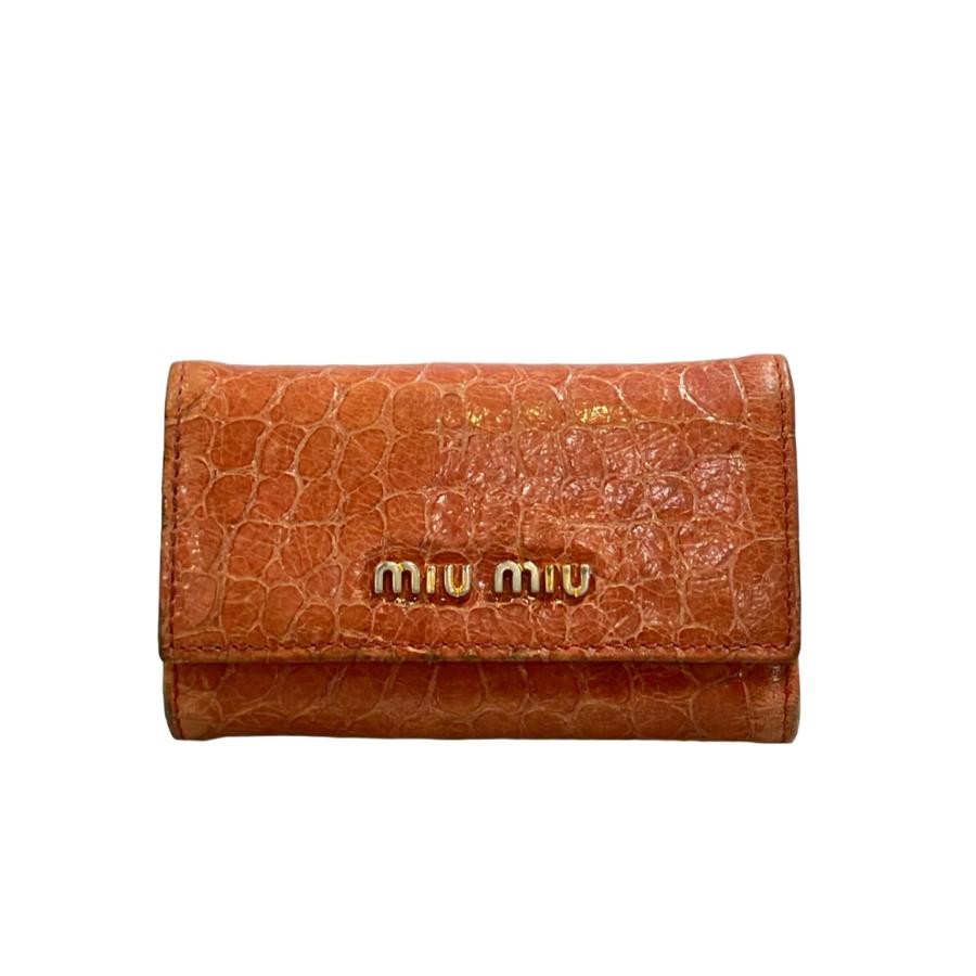 MIU MIU　キーケース　六連　新品未使用　箱付き ミュウミュウ 6連キーケース レディース MIUMIU 中古 : Rehello by
