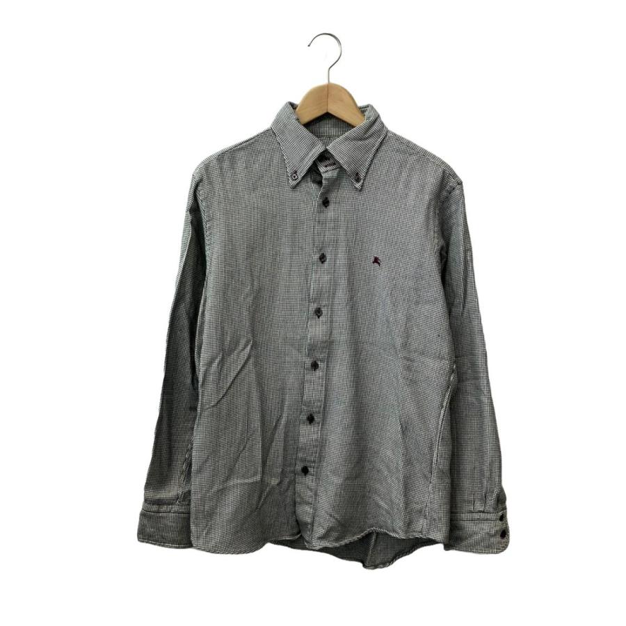 新品】ブラックレーベルBLACK LABEL 長袖シャツ柄入り