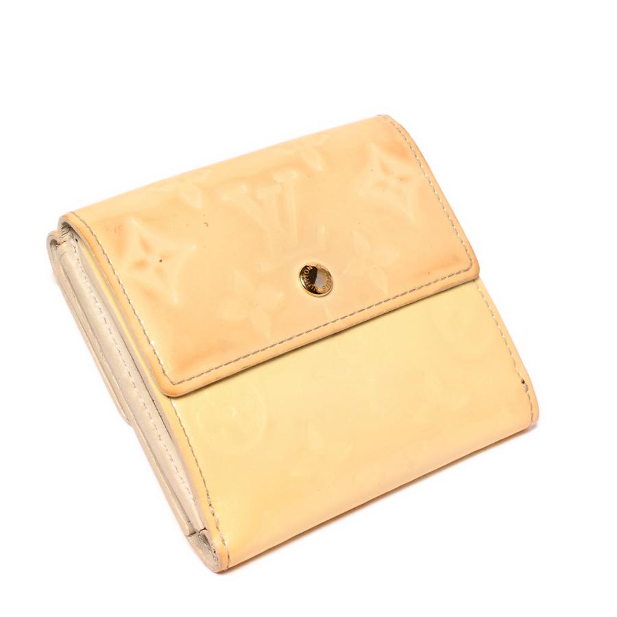 訳あり【LOUIS VUITTON】ポルトフォイユヴェルニ 二つ折り 財布 ルイ・ヴィトン Wホック二つ折り財布 ポルトフォイユ エリーズ