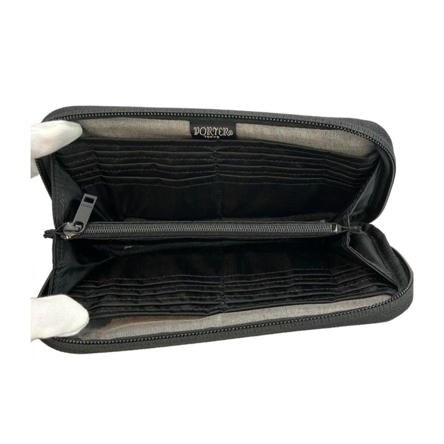 美品 ポーター ラウンドファスナー長財布 タクティカル メンズ PORTER