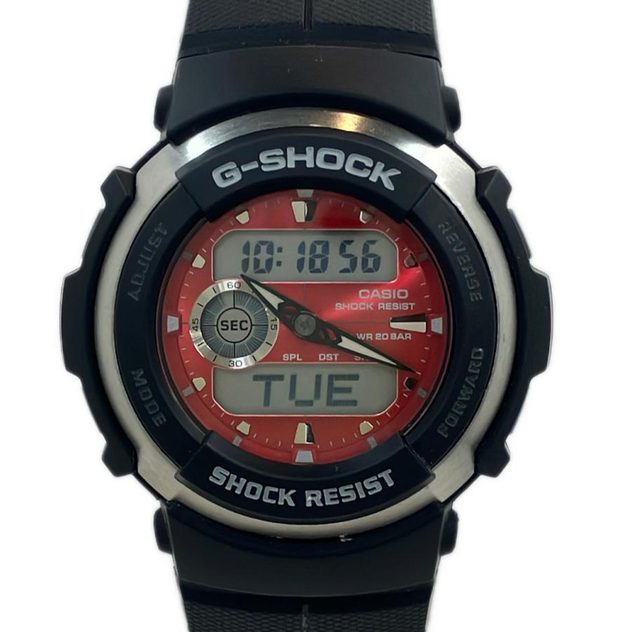 カシオ 腕時計 Gスパイク G-SPIKE G-SHOCK クオーツ レッド G-300